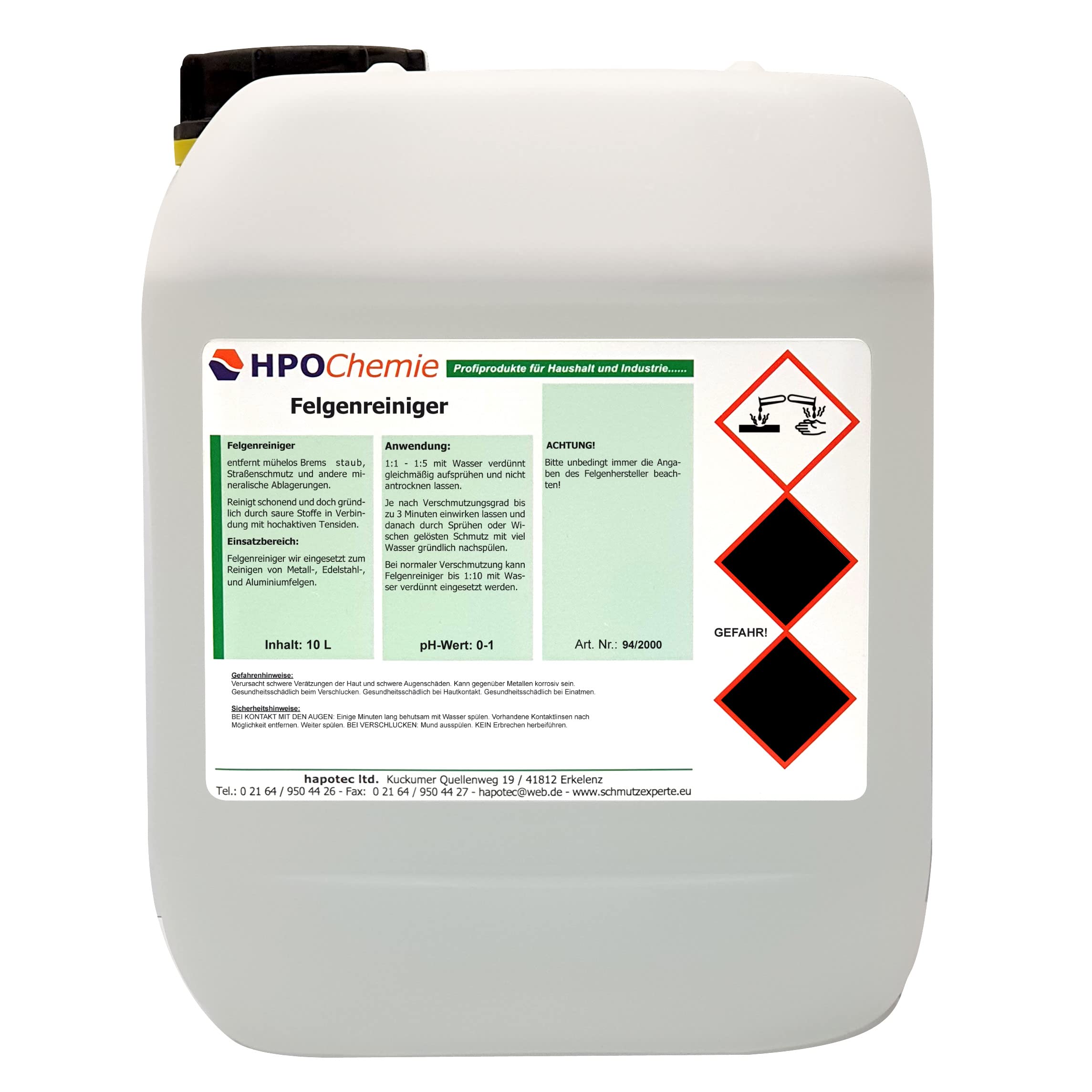 Felgenreiniger 3x10ltr.