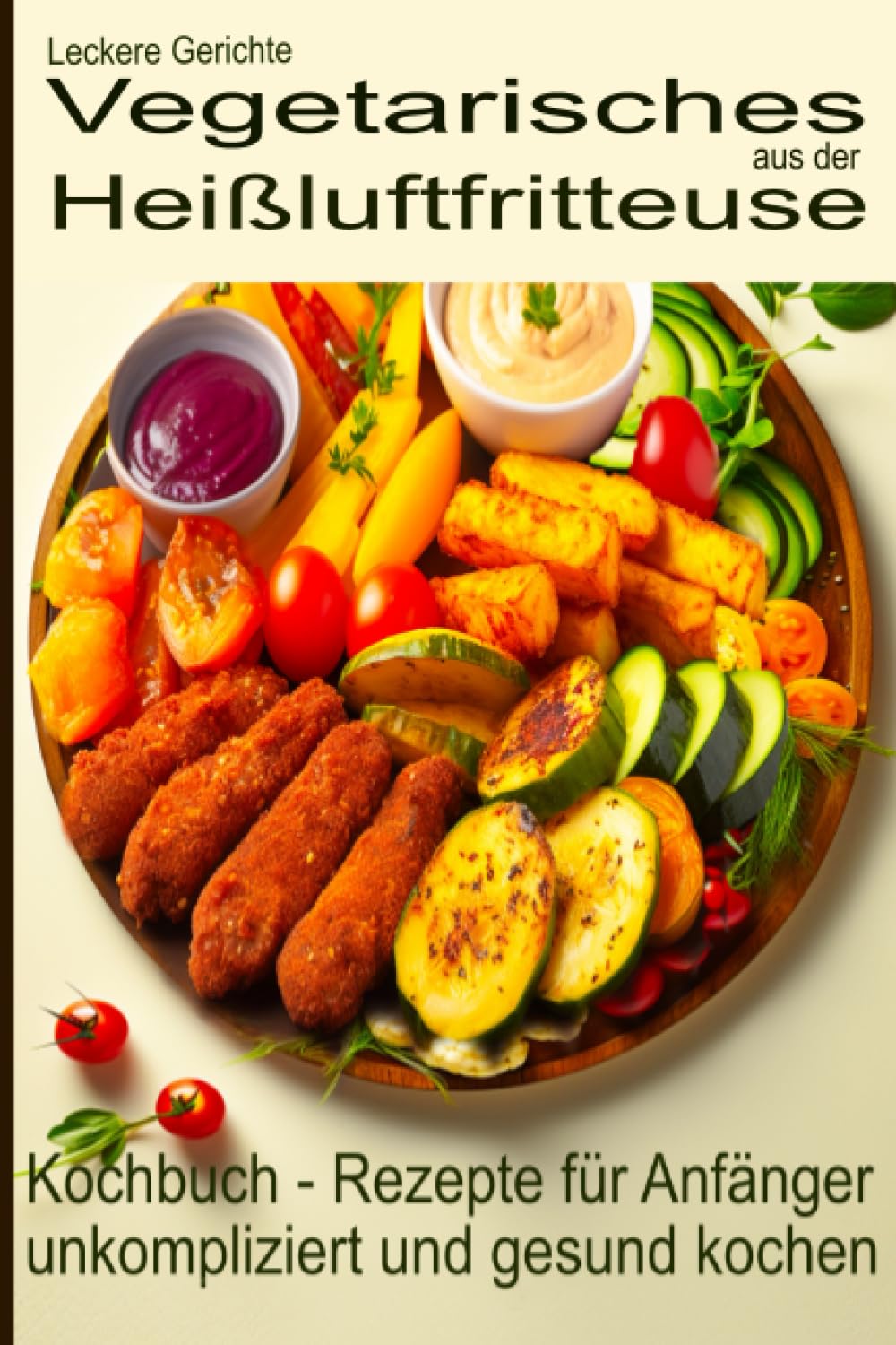 Leckere Gerichte, vegetarisches aus der Heißluftfritteuse, Kochbuch - Rezepte für Anfänger: unkompliziert und gesund kochen (Bücher zur ... Kochbücher und Anleitungen, Band 4)