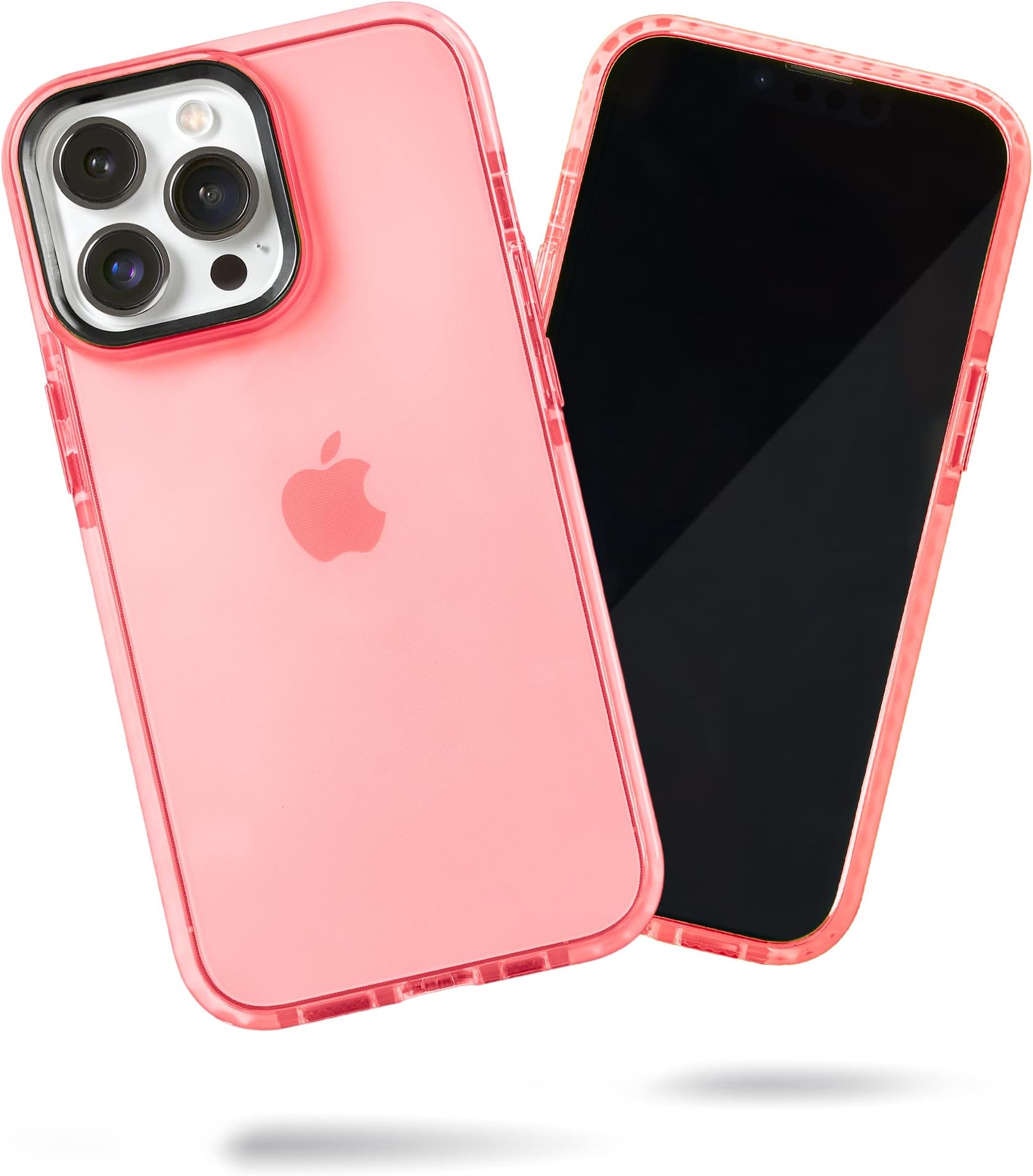 SteepLab Barrier Case for iPhone 14 Pro Max (2022, 6.7" Screen) - Impact Absorbing Case with Full Body Protection and Raised Bezel (Subtle Pink Peach)