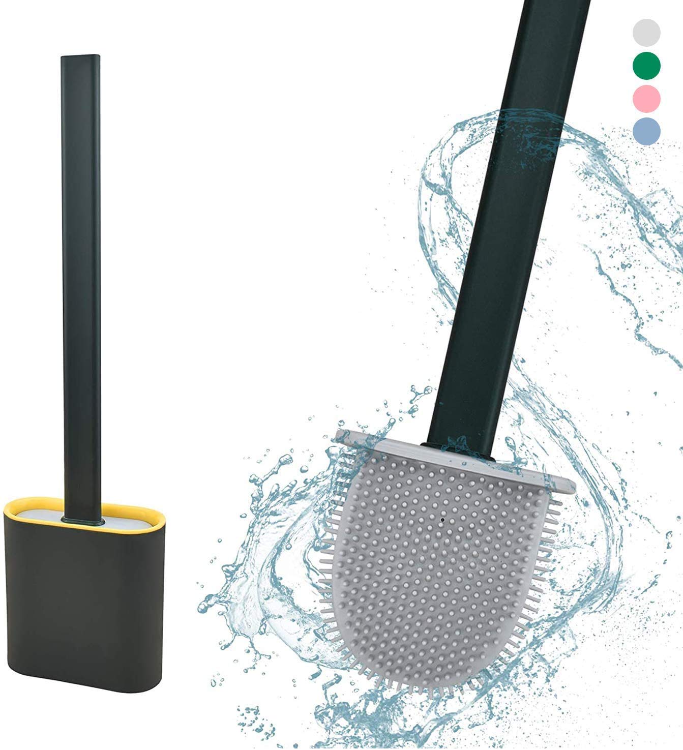 Spefez Bathroom Cleaning Brush with Wiper,Tiles Cleaning Brush Bathroom Brush with Long Handle Tile Cleaner Brush Bathroom Floor Cleaning Brush Floor Cleaner Brush Scrub (Toilet Brush) (B0D94JCCVS) Amazon Price History, Amazon Price Tracker