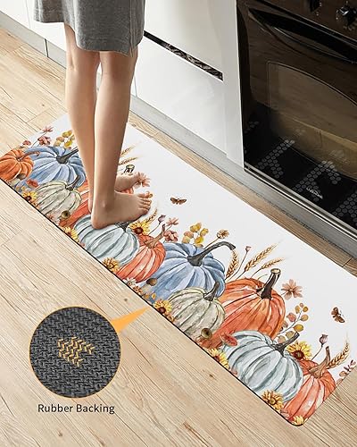 Miniatura 3 de Tapete de baño de otoño para bañera, tapete antideslizante de secado rápido y absorbente, de tierra de diatomeas, para fregadero de cocina, lavable,