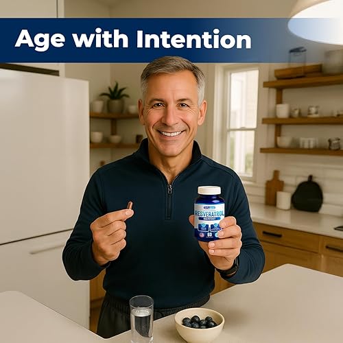 Miniatura 2 de We Like Vitamins Resveratrol 1000mg por porción - 60 cápsulas vegetales fáciles de tragar - Suplemento natural de resveratrol 1000 mg - Suplemento