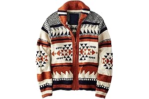 Vintage Aztec Jacket - Men's Stylish Western Cardigan