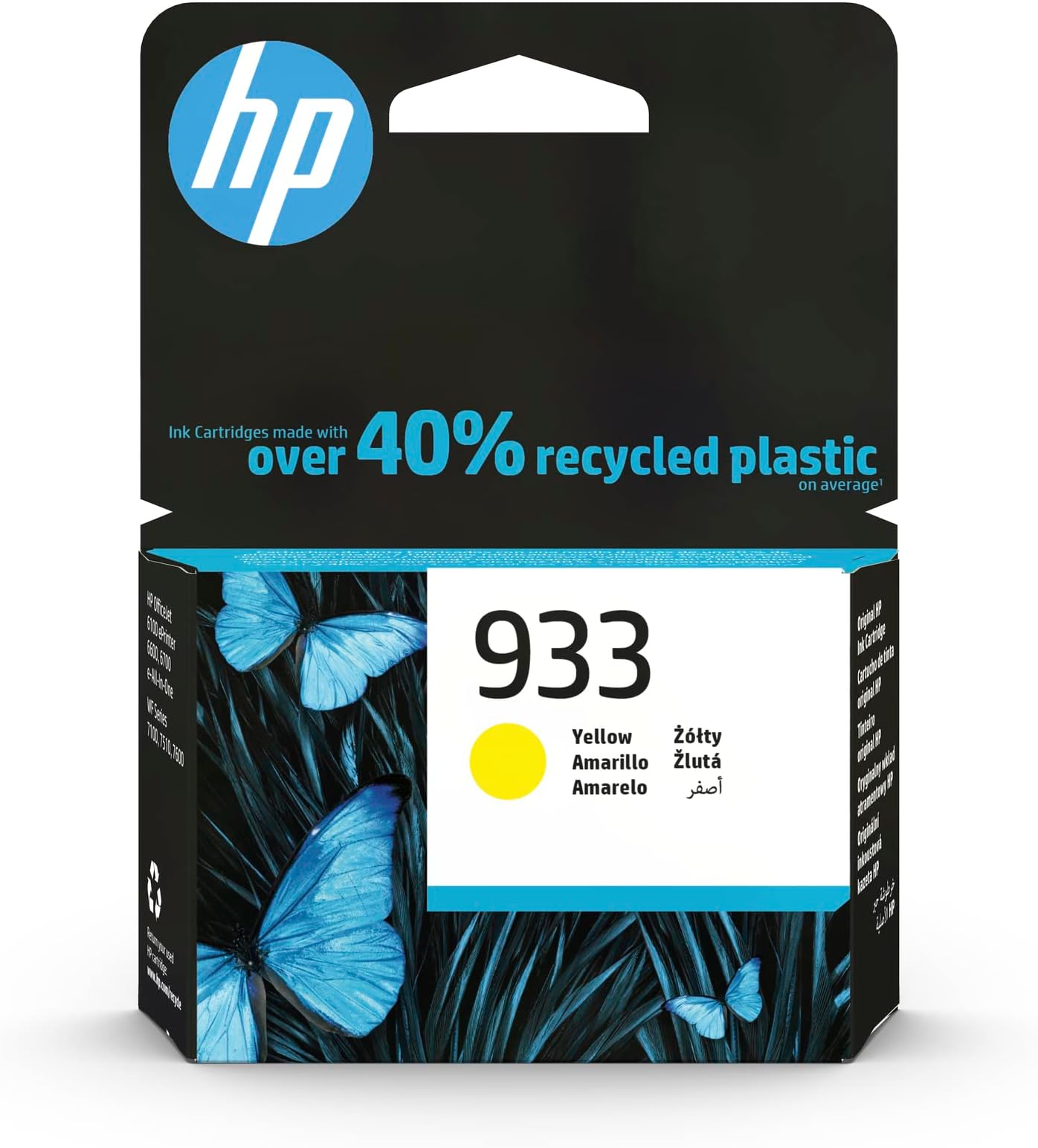 CN060AE 933 Original Ink Cartridge, Yellow, Single Pack