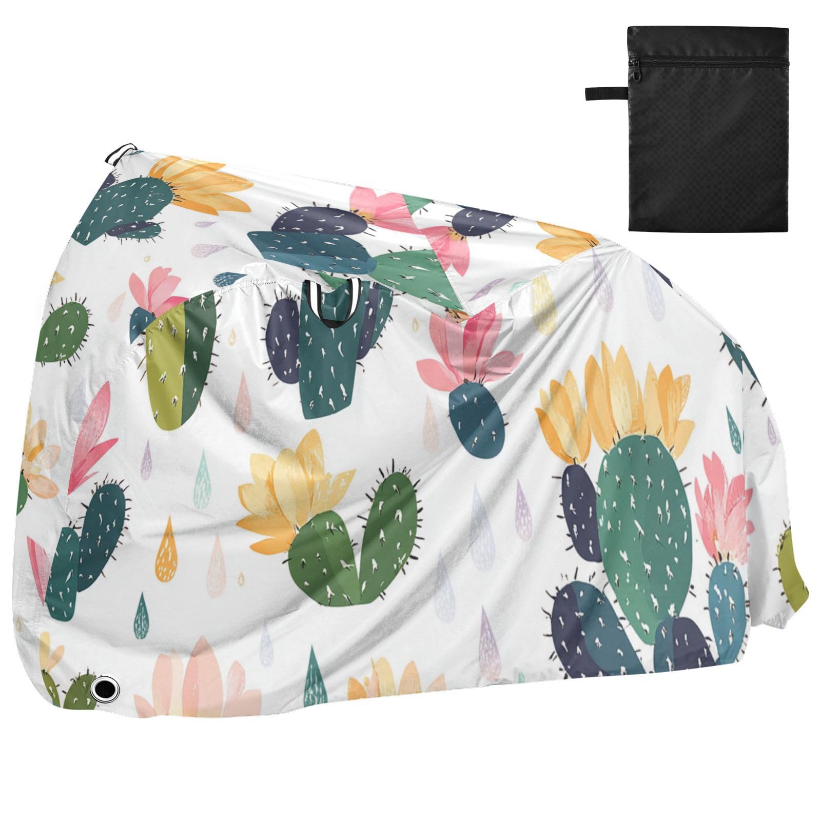 Housse de vélo imperméable avec trous de verrouillage - Résistante aux UV - Pour intérieur et extérieur - Convient à la plupart des para bicicleta imperméables