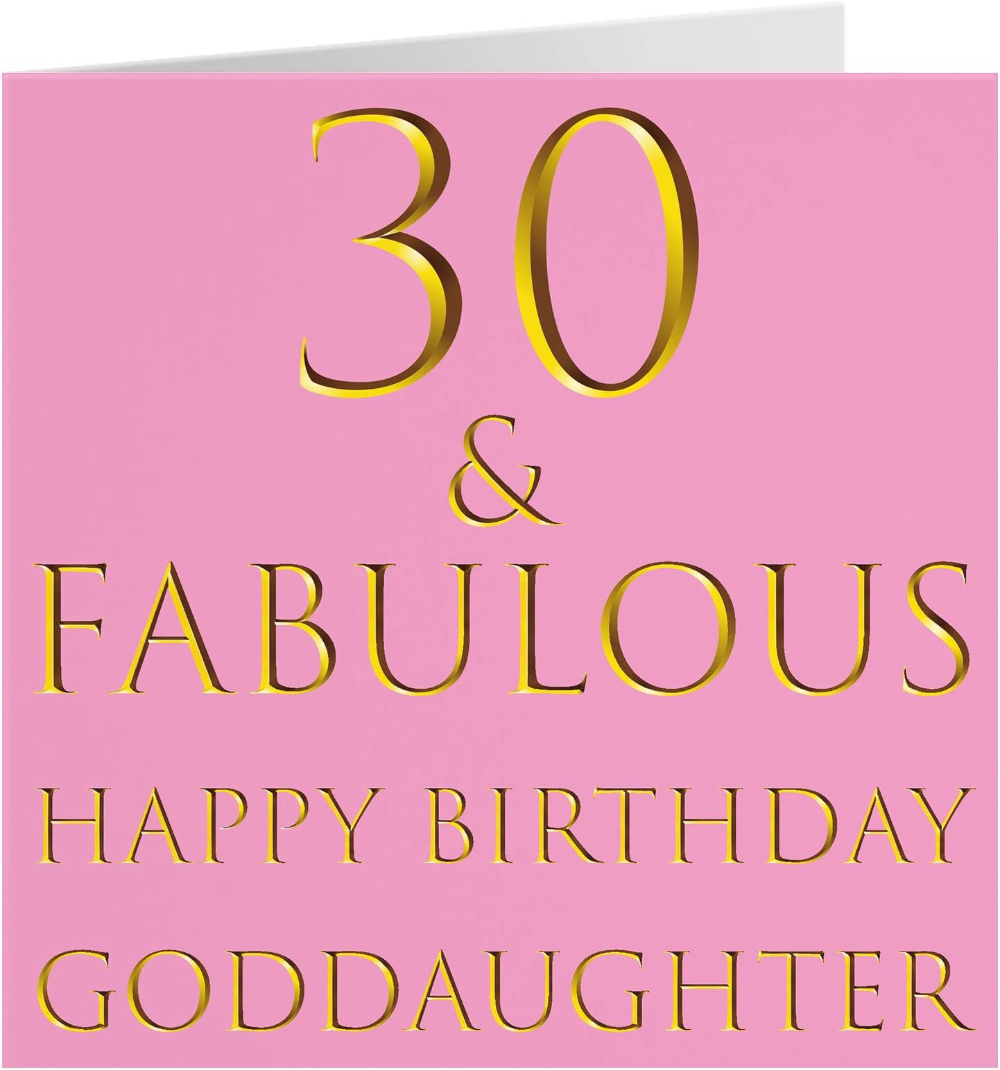 Goddaughter Personalised Birthday Card By A Is For Alphabet - View #2