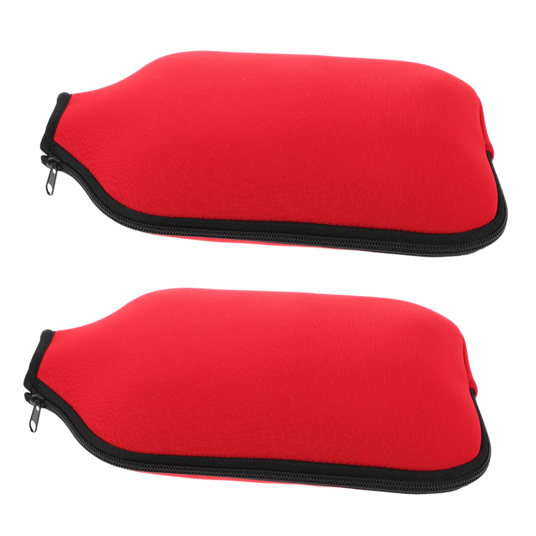 BESTonZON 2pcs Pickle Racket Cover Paddle Case Paddle Organizer Racket Sleeve Racquet Protector Racquet Sleeve Cover Table Tennis Bat Case Neoprene Red