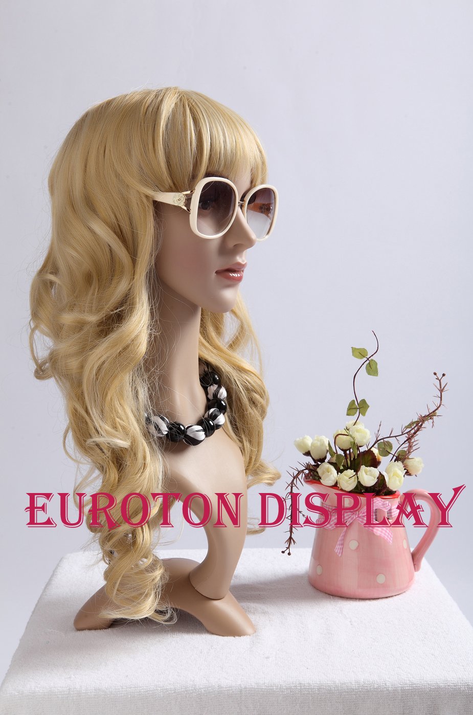 Euroton FD-2 Dekokopf Perückenkopf Schaufensterpuppe Mannequin weiblich