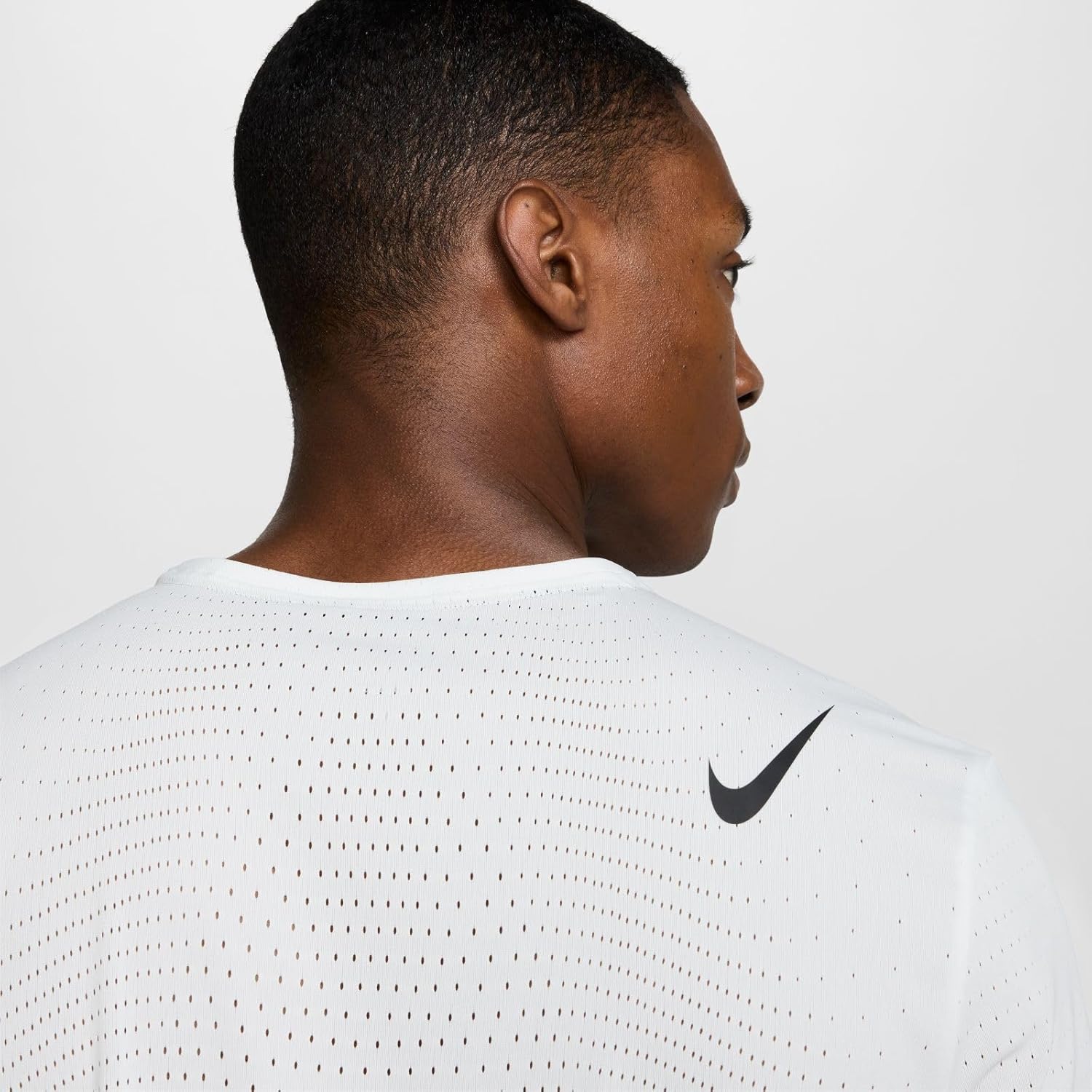 Nike Men's AeroSwift Dri-FIT ADV Short-Sleeve Running Top (Coastal Blue/White)