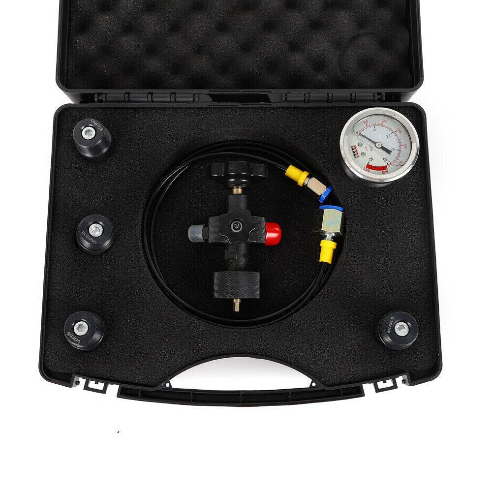 7 IN 1 Hydraulic Accumulator cylinder Nitrogen gas charging kit and