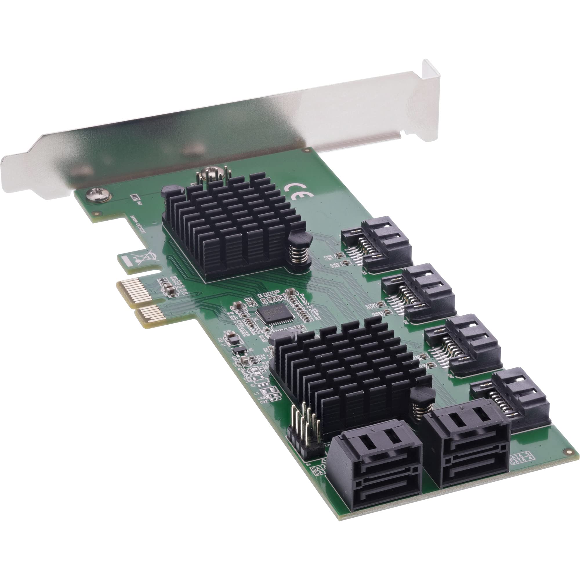 InLine® 76617K Schnittstellenkarte, 8X SATA 6Gb/s Controller, PCIe 2 (PCI-Express)