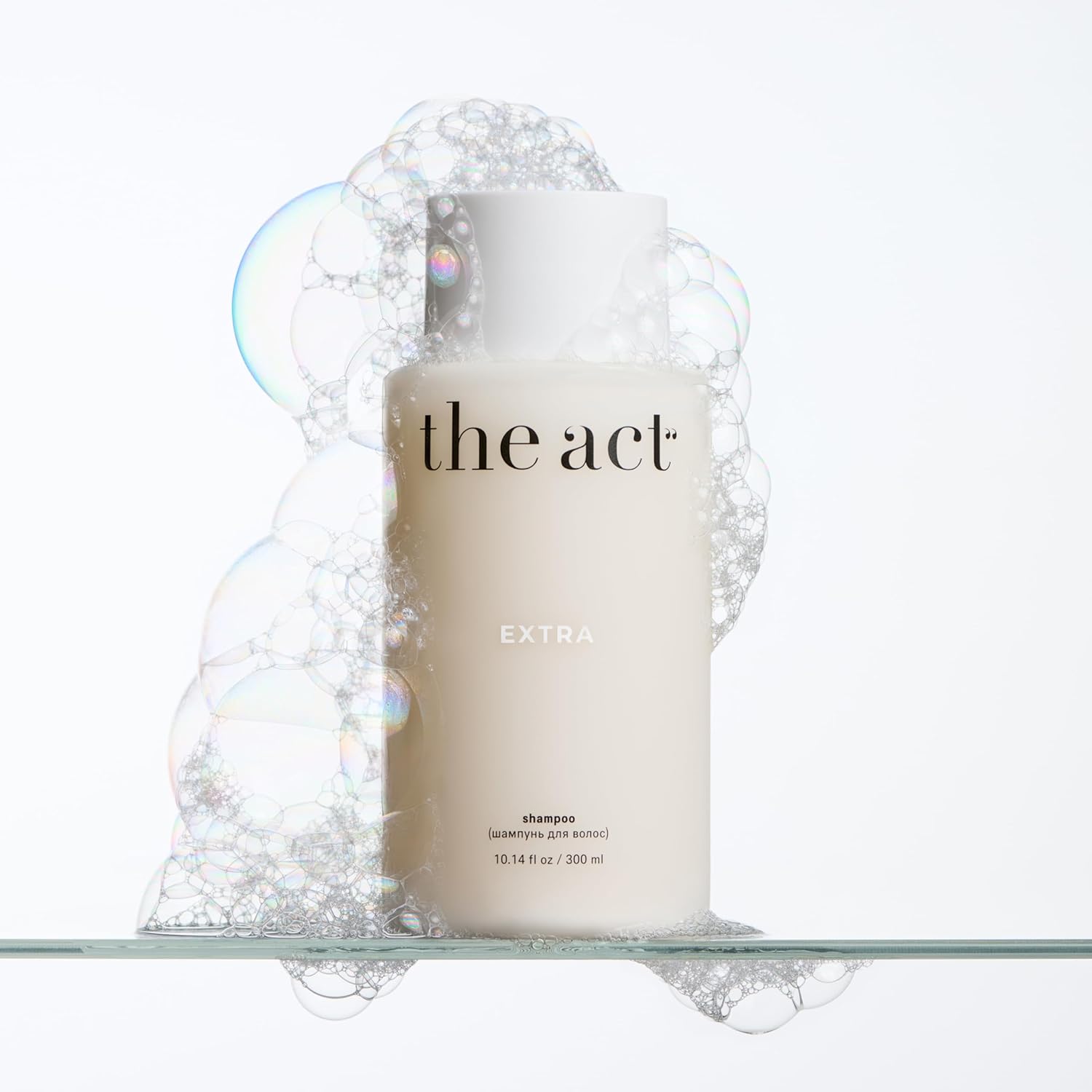 The Act Extra Hydrating Shampoo - Daily Cleansing and Moisturizing, Care for All Hair Types - Coarse Curly Dry Hairs, for Women Men, Vegan, 9.47 fl oz