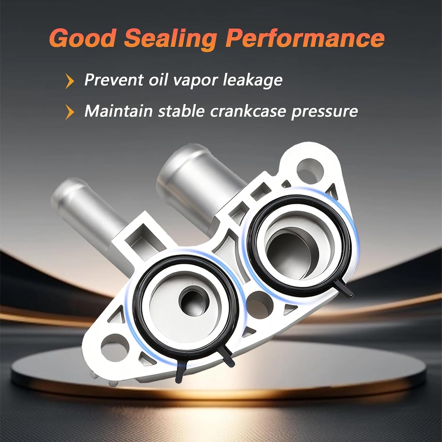 FUSCH PCV Valve Hose Connector Aluminum Alloy Compatible with Subaru BRZ 2013-2024,Forester 2011-2015,Crosstrek 2013-2024,Outback 2013-2019,Impreza 2012-2024,Legacy 2013-2019 WRX Replace# 11821AA660