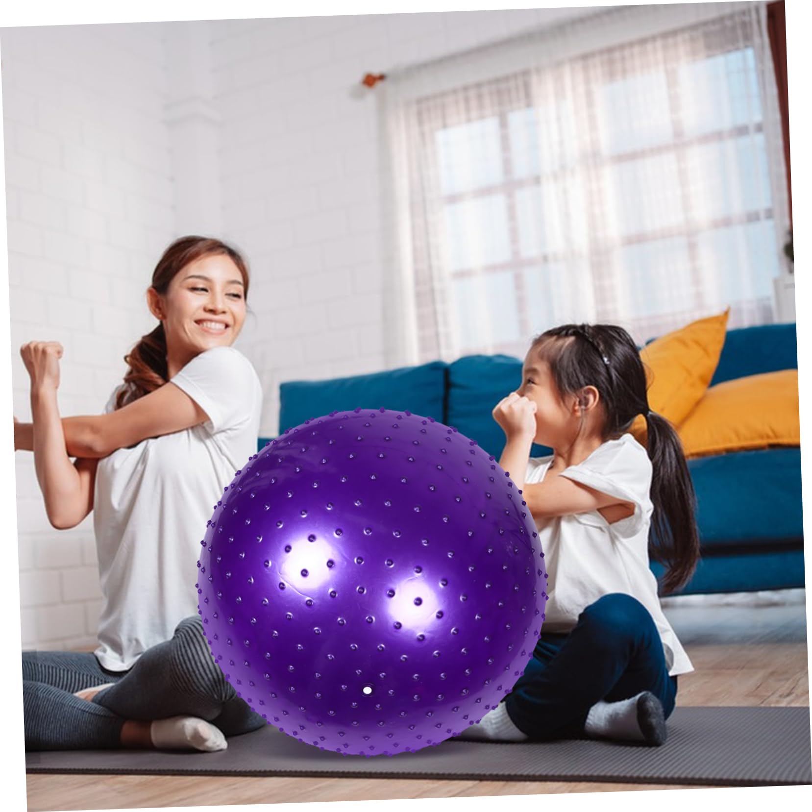 Anti Burst Igelball Tragbarer Gymnastikball aus Pvc