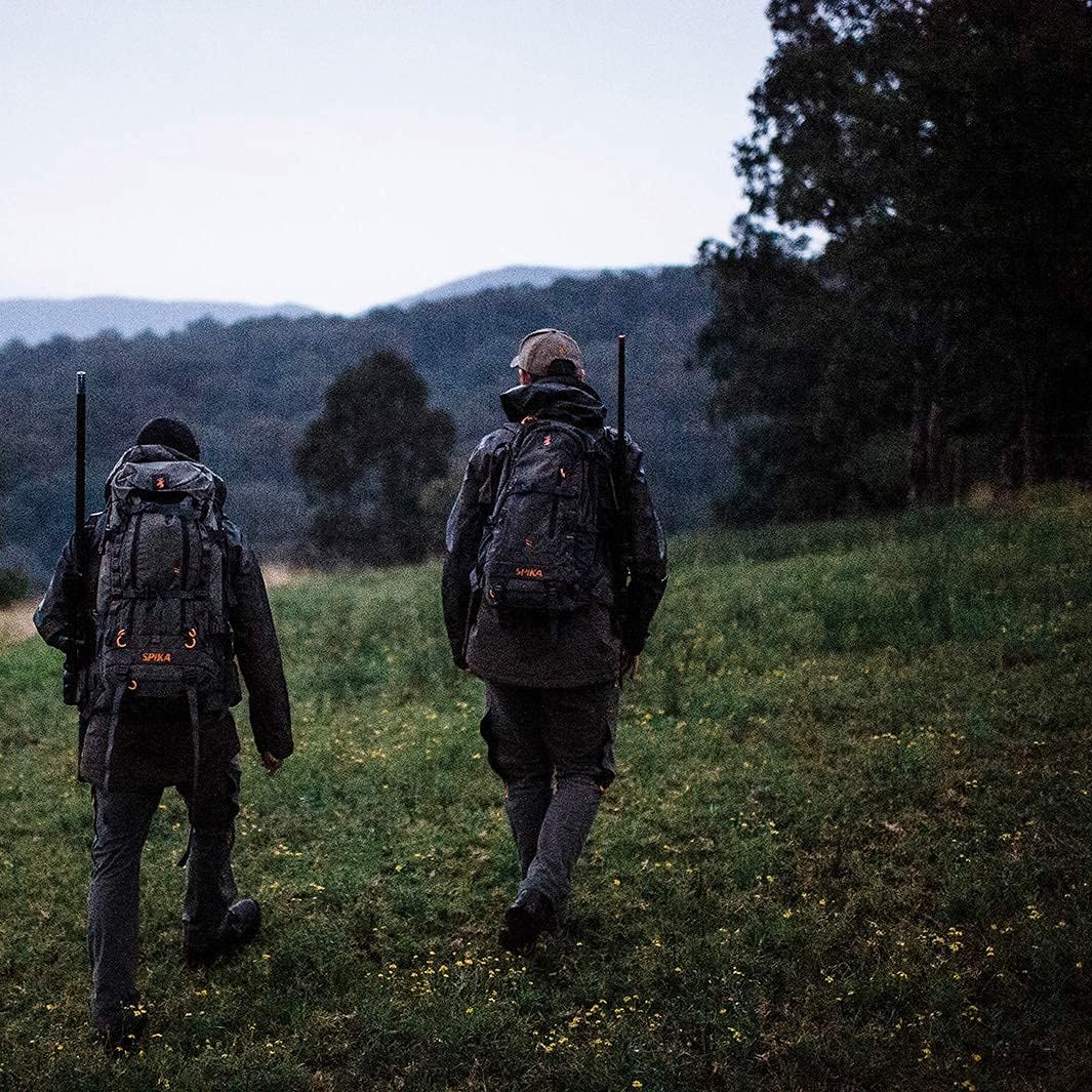 SPIKA Hunting Backpacks for Men, 25L Green Hunting Day Pack with Water Bladder, Removable Waist Belt, Rifle Holder, Internal Ammo Storage and Rain Cover - Image 7