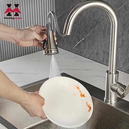 Miniatura 6 de Cabezal de grifo de fregadero de cocina, cabezal rociador extraíble de 3 funciones, boquilla rociadora de grifo con 11 adaptadores, compatible con