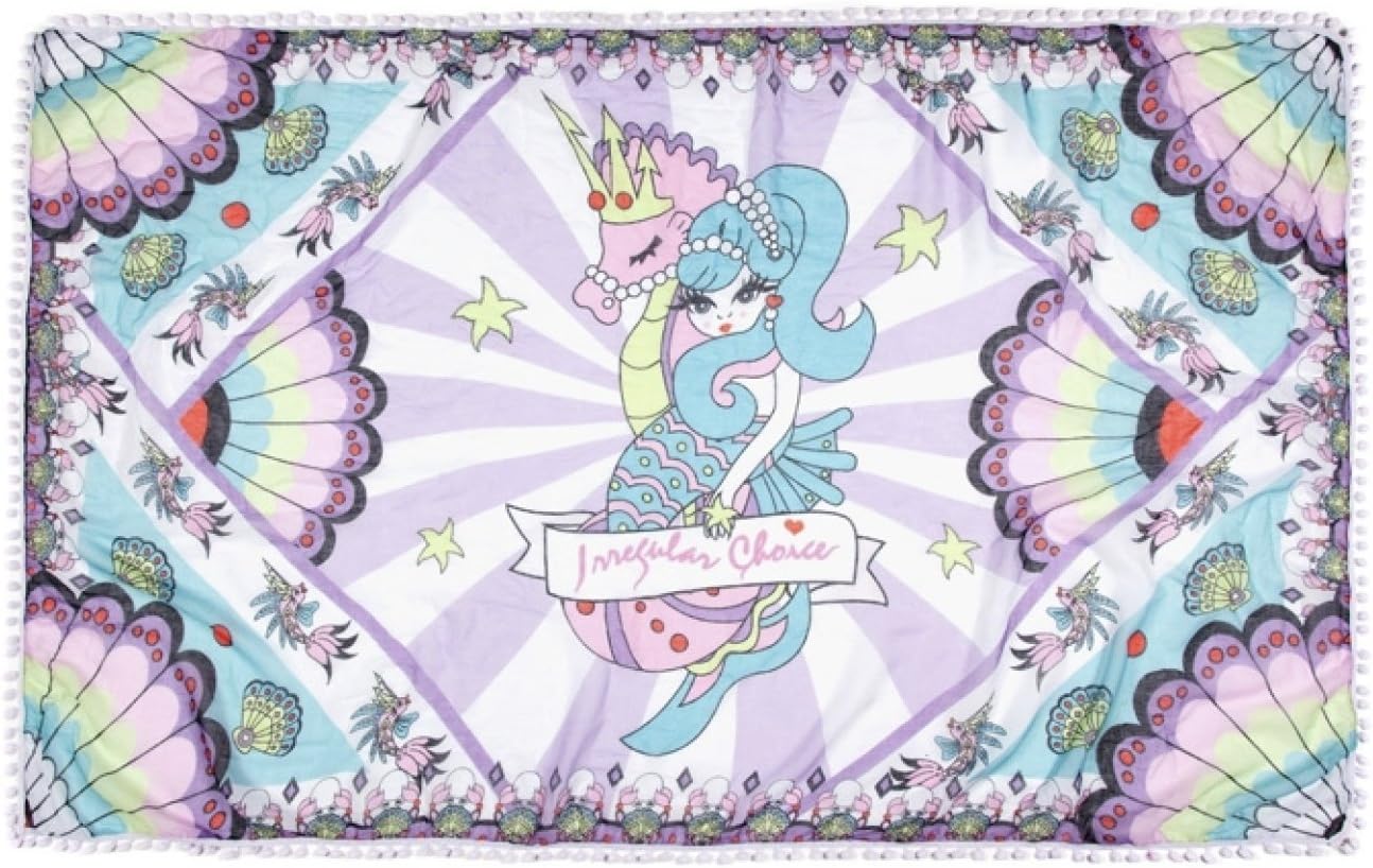 Irregular Choice - Pom Pom Parade - Scarf - Mermaid Print