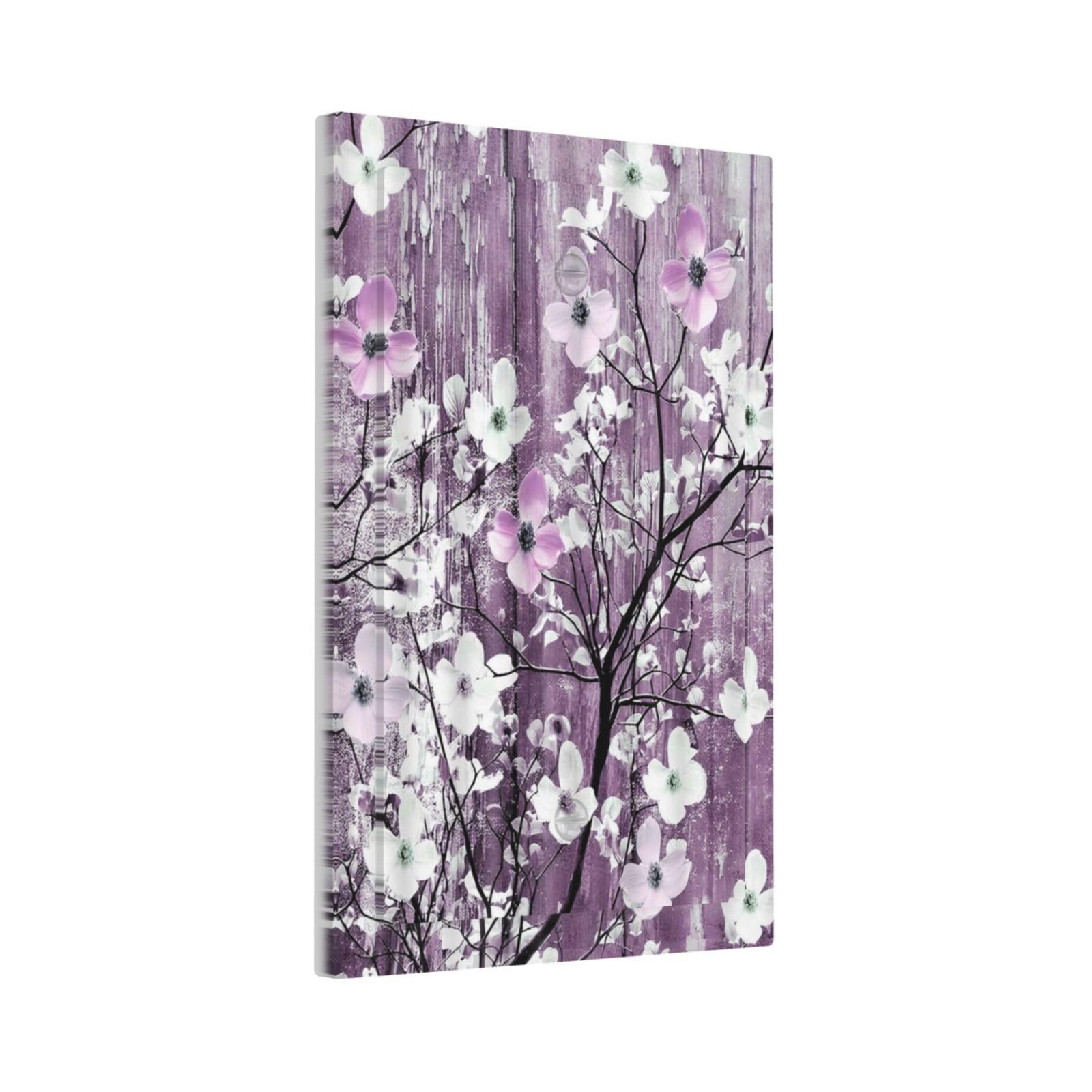 Rustic Floral Outlet Covers - White Pear Flowers -6