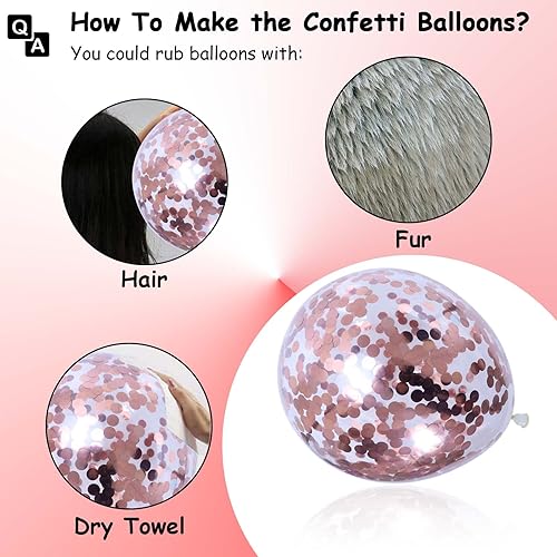 Miniatura 6 de 60 globos rosa y blanco, juego de globos de fiesta de 12 pulgadas de color rosa claro y blanco con globos rojos metálicos, globos de látex de helio