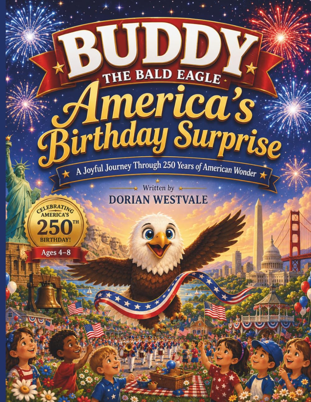 AMERICA'S BIRTHDAY SURPRISE: A Joyful Journey Through 250 Years of American Wonder