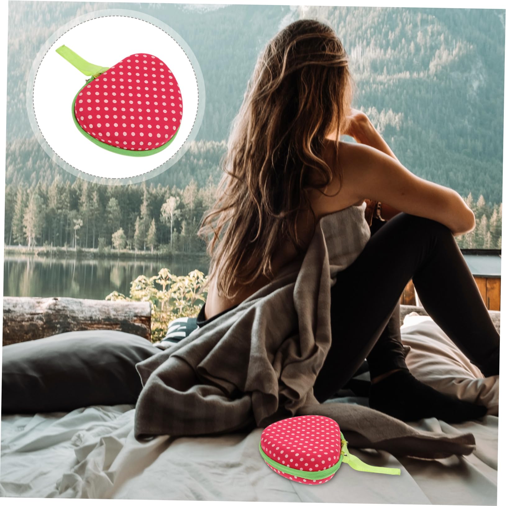MAGICLULU Praktischer Reise Tasche aus Eva und Vliesstoff Einfacher Unsichtbarer Aufbewahrungsbeutel zum Schutz und Organisation Zuhause oder Unterwegs