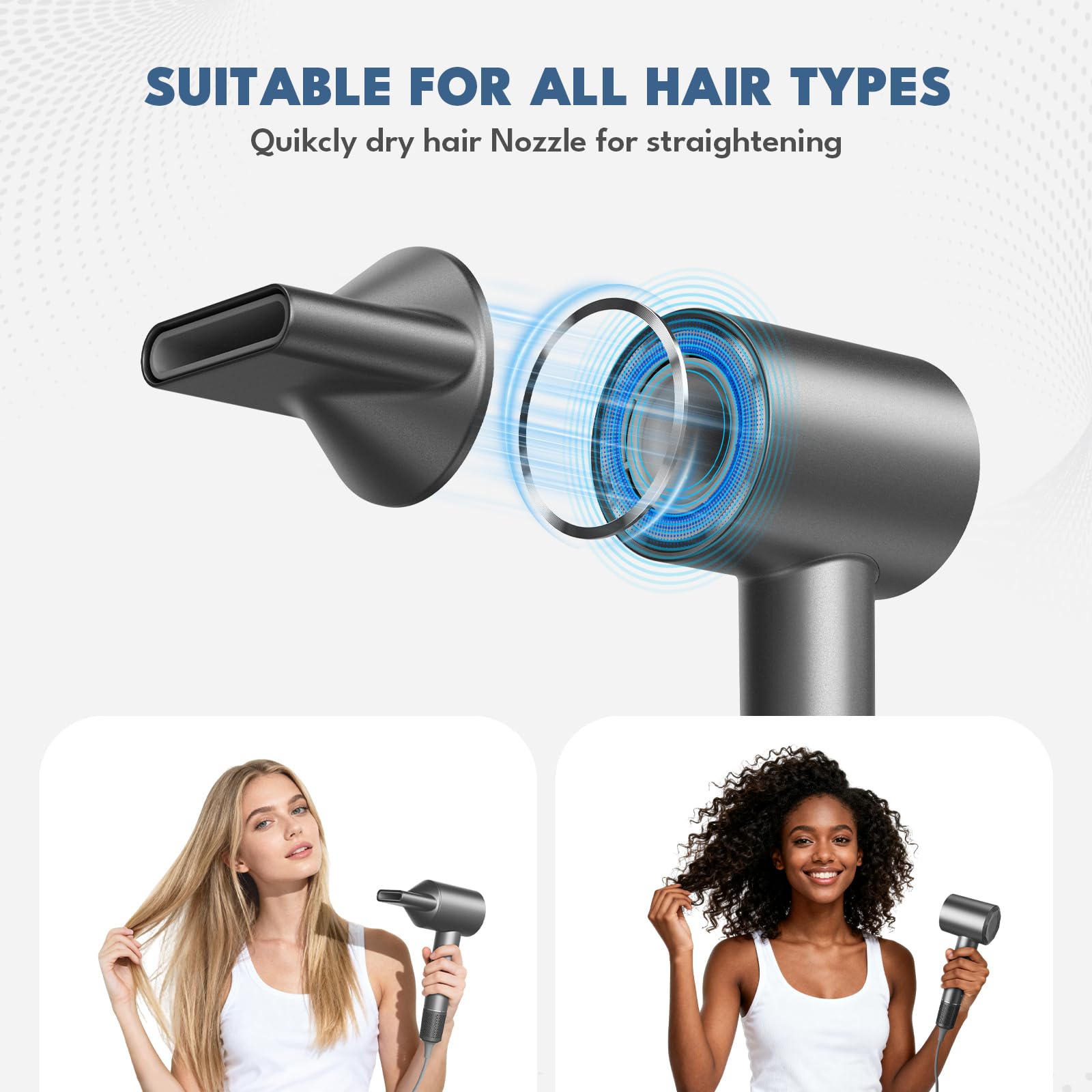 Amazon.com : VTT Hair Dryer, 150000 RPM High Speed Blow Dryer for