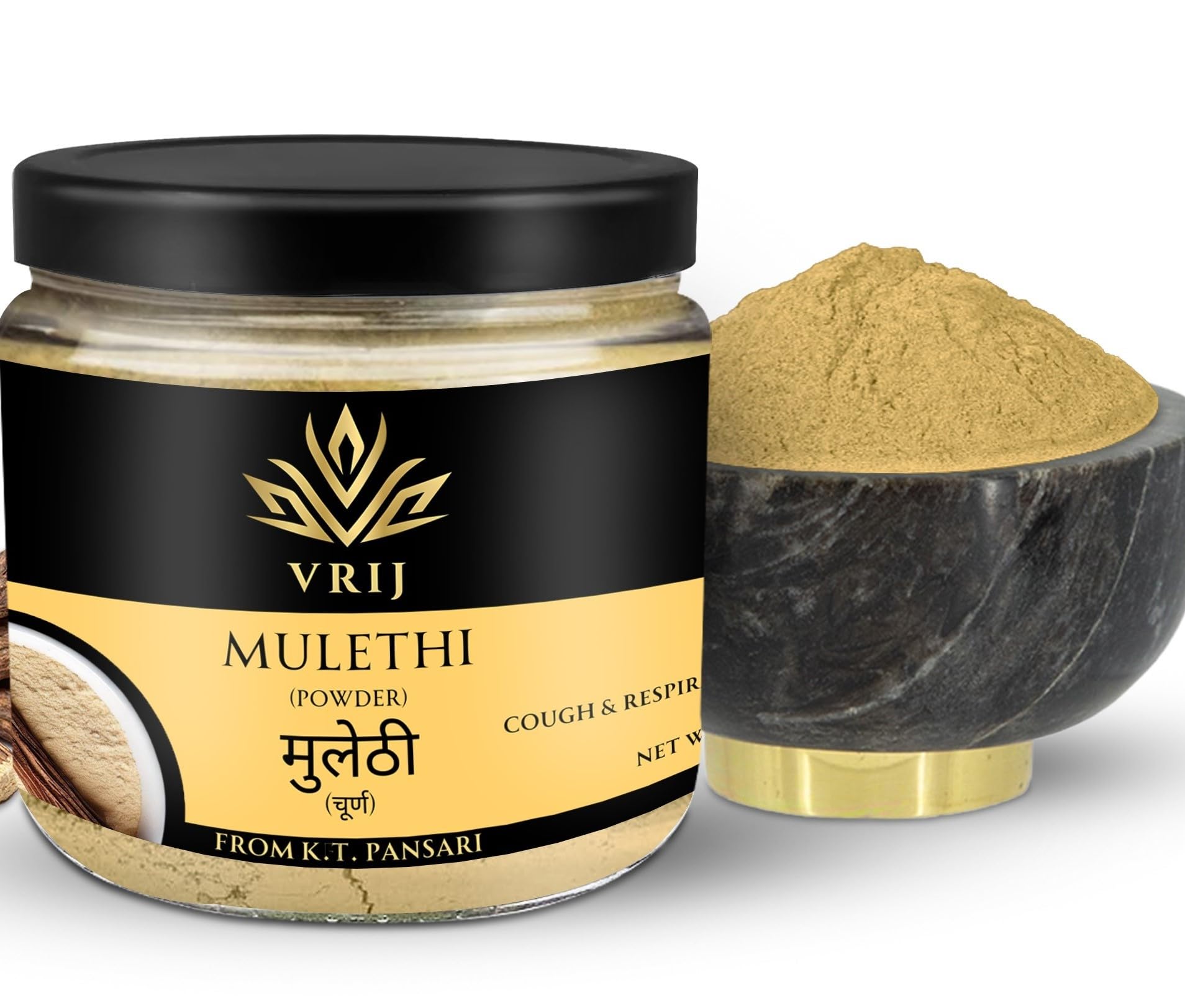 VRIJ Mulethi Powder | 150Gm | For Eating & Skin Application | Yashtimadhu | Liquorice | Orgnic | Unadulterated | Genuine | Natural | Authentic (B0CG4L4GF1) Amazon Price History, Amazon Price Tracker
