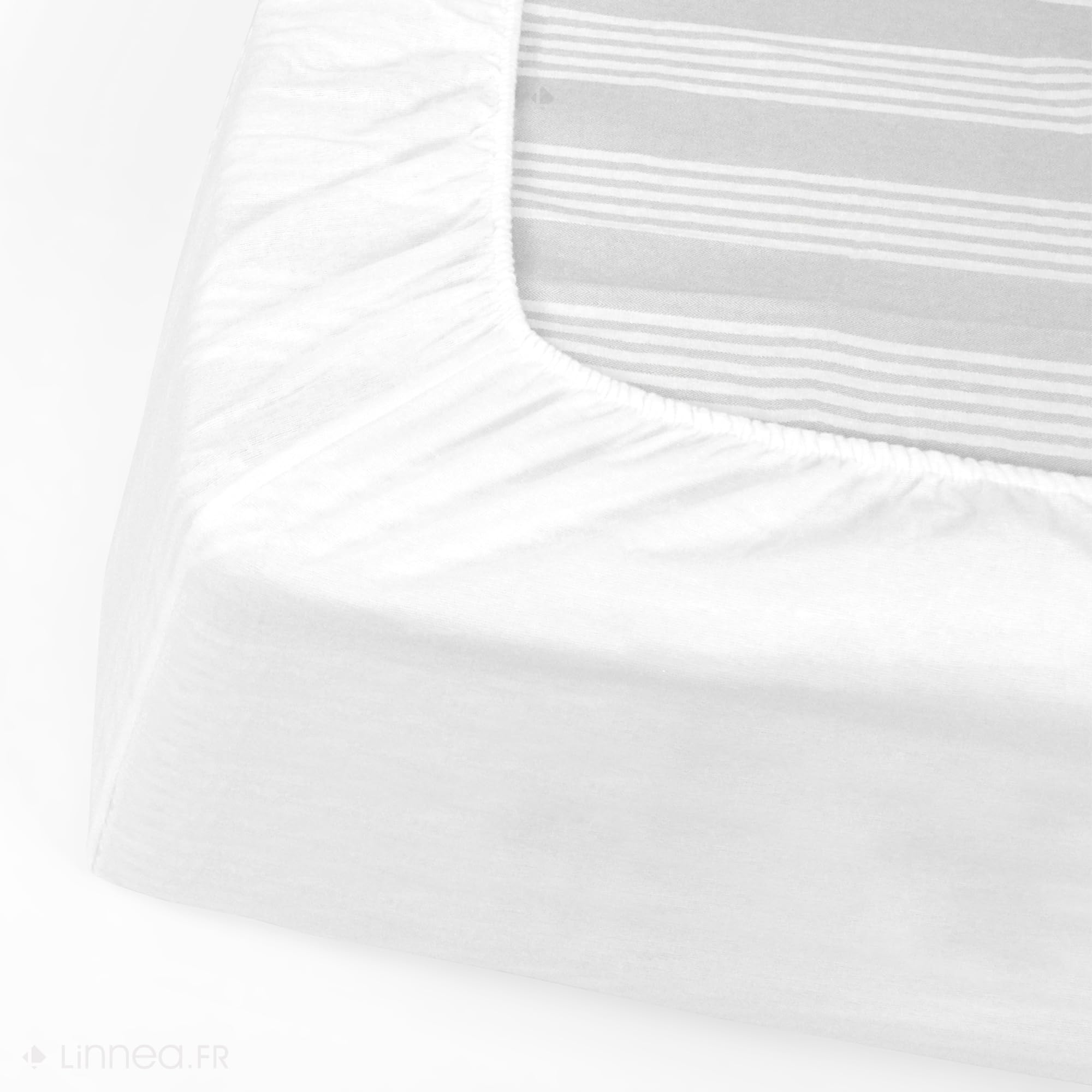 Linnea Protège Matelas 180x220 cm Antonin Molleton Absorbant traité Anti-acariens Bonnet 30cm