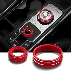 Para acessórios híbridos Kia Sorento 2022-2026, kit de acabamento de capas de maçaneta de liga de alumínio DvlynAuroa - Mudança de marchas e modo de acionamento, atualização interna e instalação sem