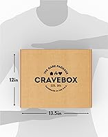 Vista 3 de CRAVEBOX Caja de aperitivos y dulces (80 unidades) paquete variado de San Valentín, paquete surtido de regalo para adultos y niños, paquete