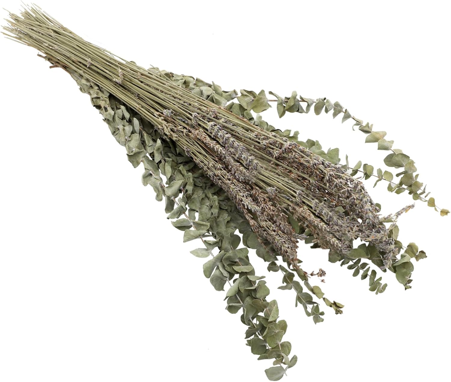 1set Dried Lavender and Eucalyptus Leaf Bundles for Home Decor Preserved Flower Arrangement for Rustic and Farmhouse Styles Elegant Floral Display for Rooms and Events