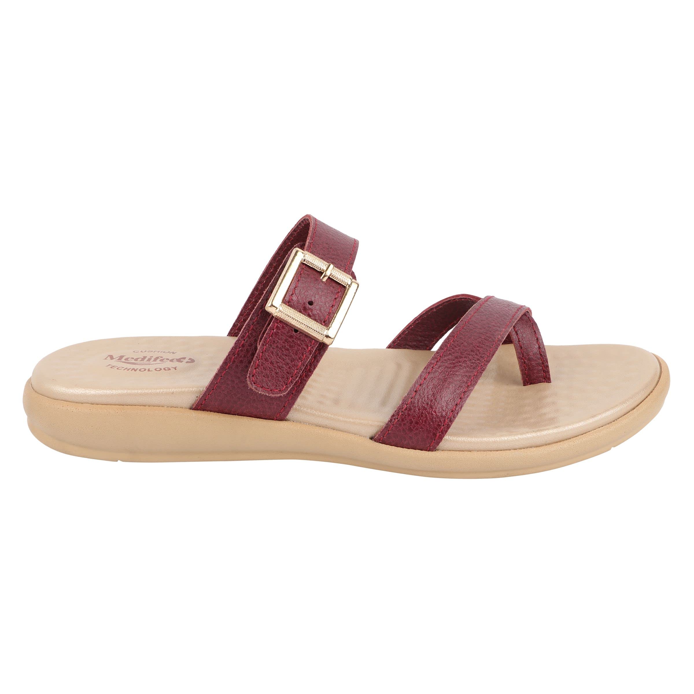 Medifeet Womens Betty Sandals (Cherry, Numeric_7) (B0C4B58WCL) Amazon Price History, Amazon Price Tracker