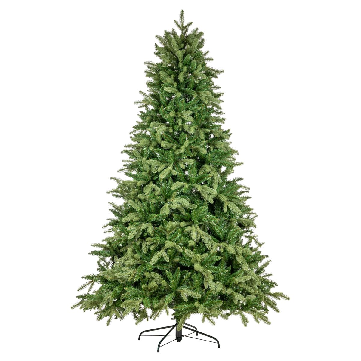 Nataland Albero di Natale Artificiale Verde Modello Alben Altezza 180 Cm, Abete Super Folto con Effetto Realistico, Rami Real Touch e Aghi Anticaduta (180 Cm, Alben)