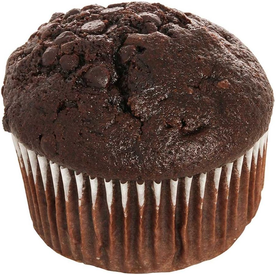 Otis Spunkmeyer Delicious Essentials Chocolate Chocolate Chip Muffin, 4 Ounce - 24 per case.