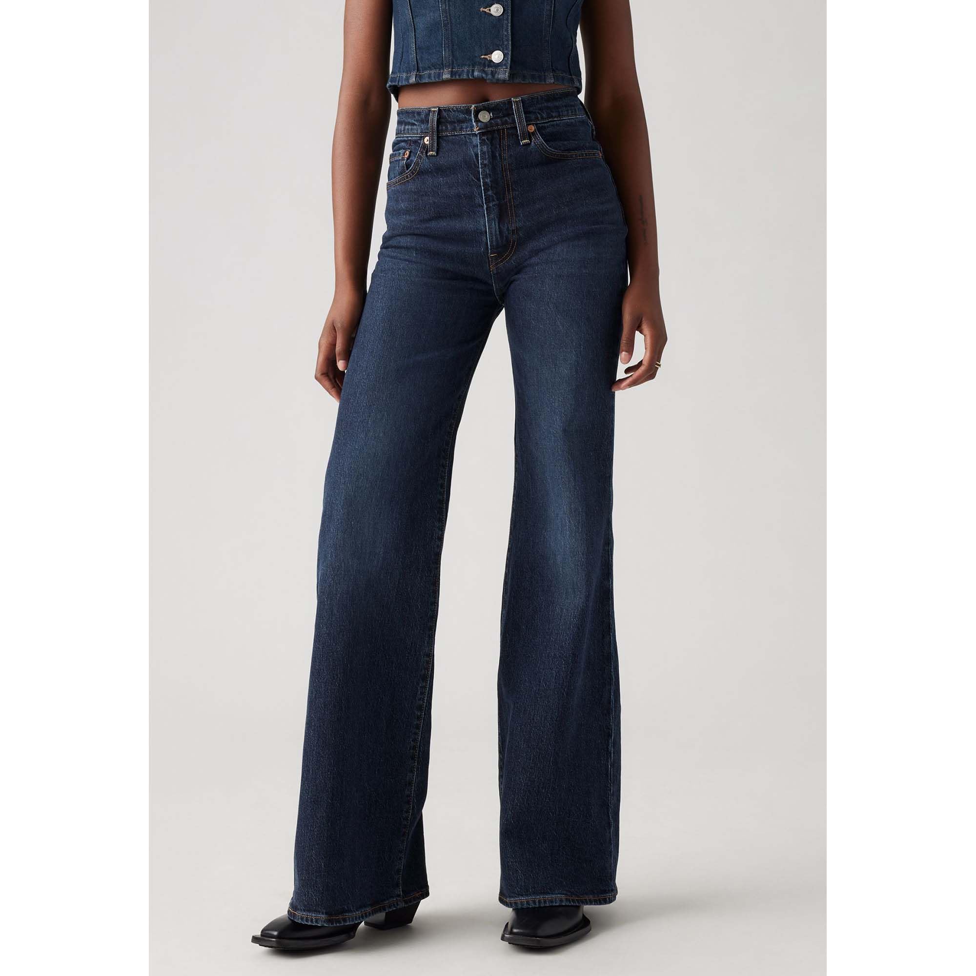 Levi's Ribcage Bells Blacks - RiBCAGE BELLS BLACKS Kobiety