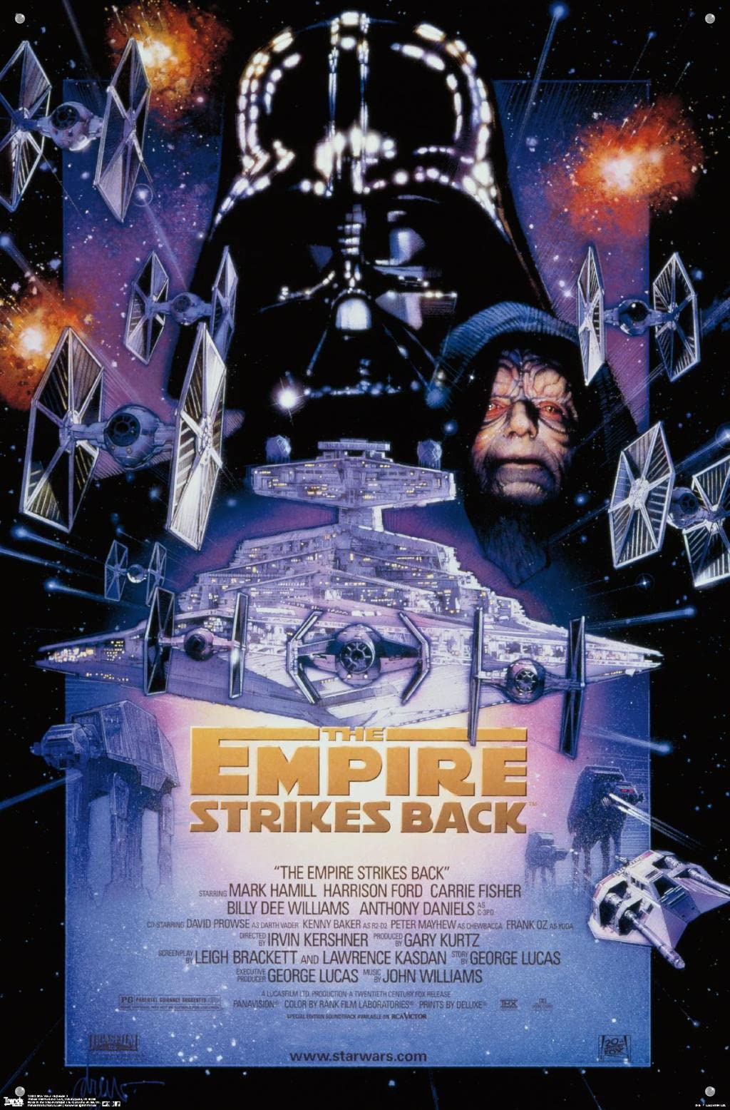 Amazon.co.jp: スターウォーズ: 帝国の逆襲 - 1シート壁ポスター