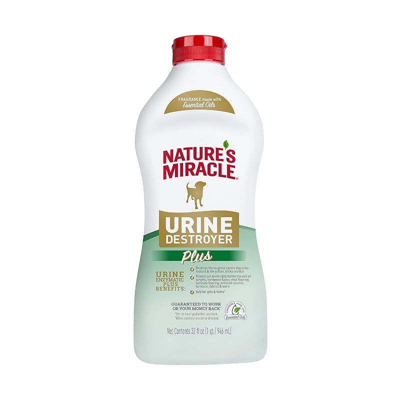 Removedor Enzimático de Urina para Cães Nature's Miracle com Óleos Essenciais, 960 mL