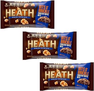 Heath English Toffee Bits Baking Chips - Pack of 3 - Delicious Additions...