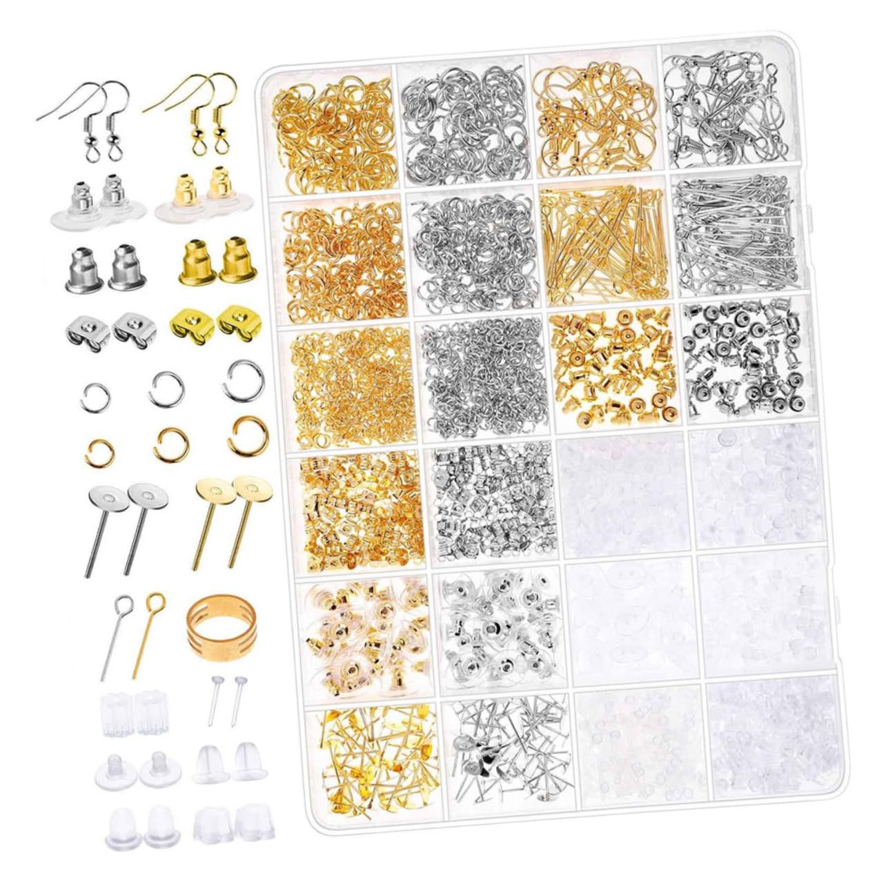 Crochets de boucles d'oreilles légers Homoyoyo avec supports résistants pour réparation