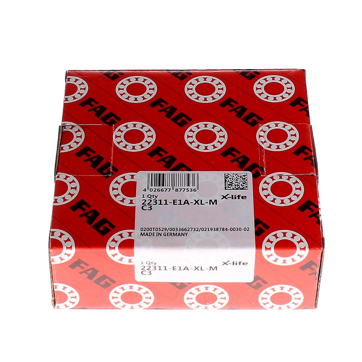 FAG Bearings DOUBLE ROW SPHERICAL ROLLER BEARINGS (22311-E1A-M-C3)