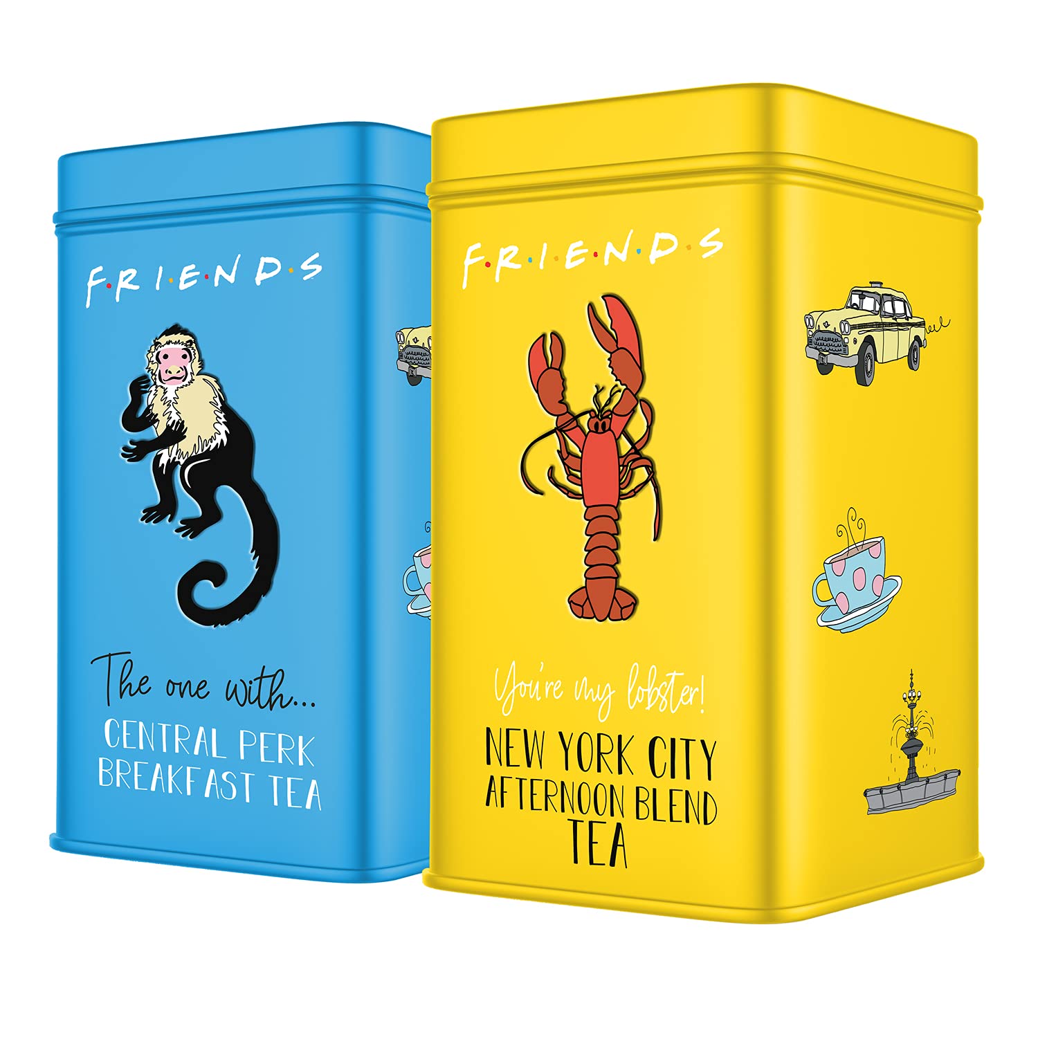 F.R.I.E.N.D.S Breakfast Tea Tin - Collectable Central Perk & New York City Afternoon