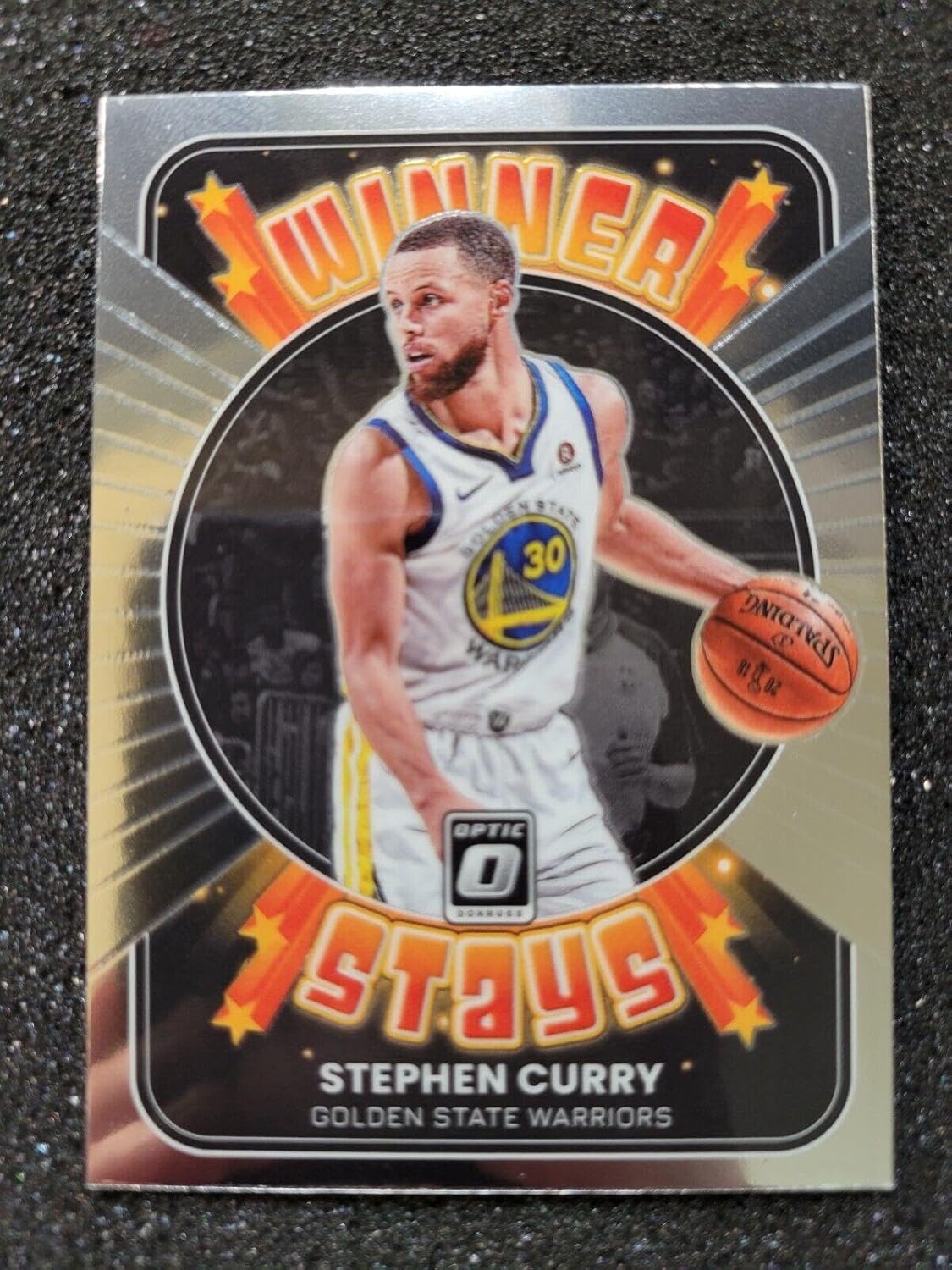 Stephen Curry 2021-22 PANINI OPTIC "WINNER STAYS" #4 GOLDEN STATE WARRIORS! - Basketball Cards