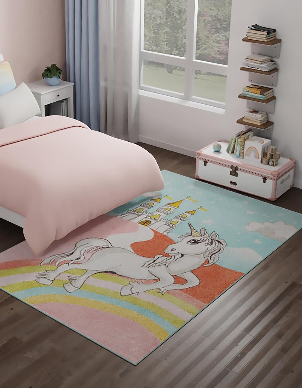 Unique Loom Whimsy Collection Area Rug (Runner 2' 2" x 3' 11", Multi/ Black)