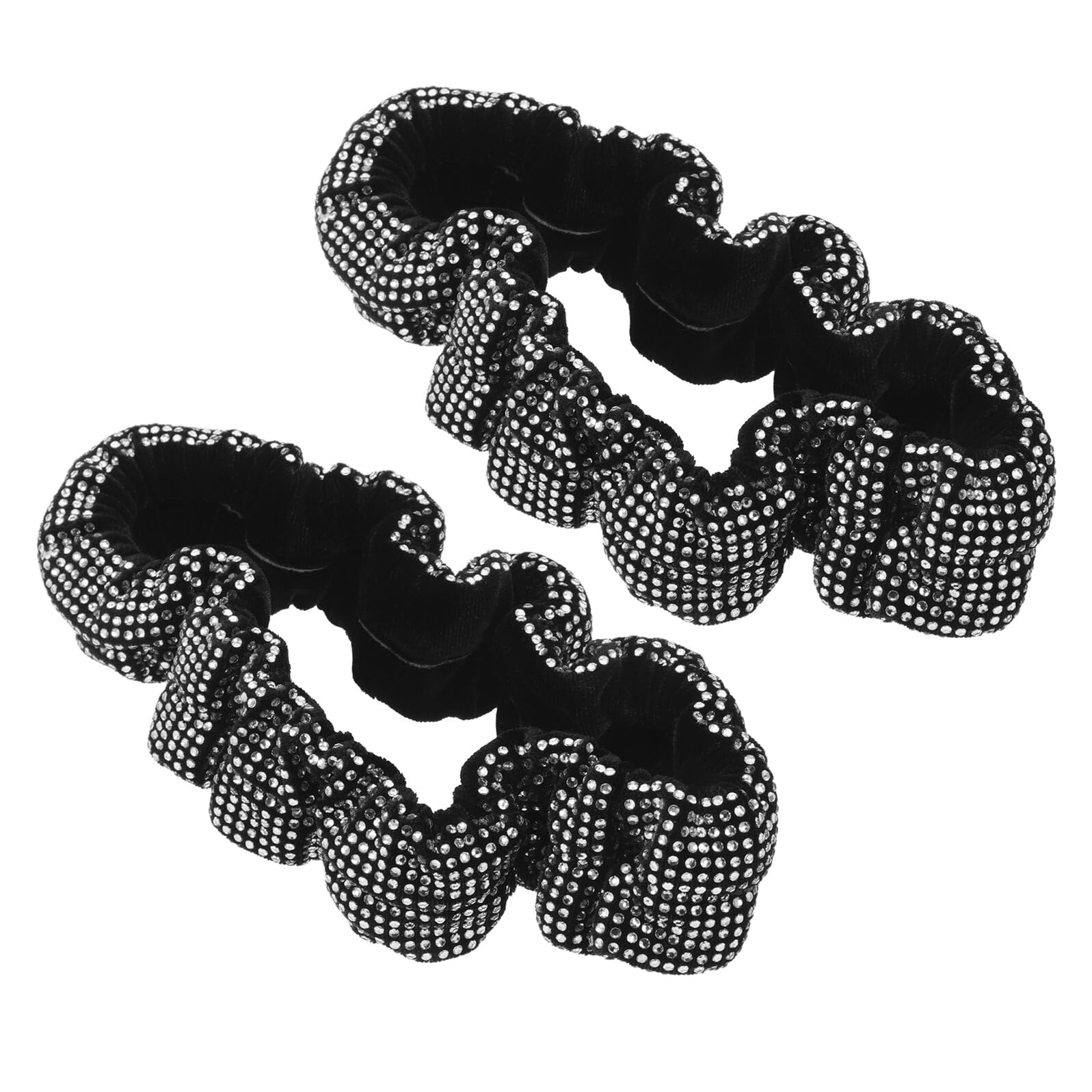 2pcs Universal Rear View Mirror Covers with White Rhinestone Decoration, Car Interior Vehicle Mirror Protective Trim Accessories for Women