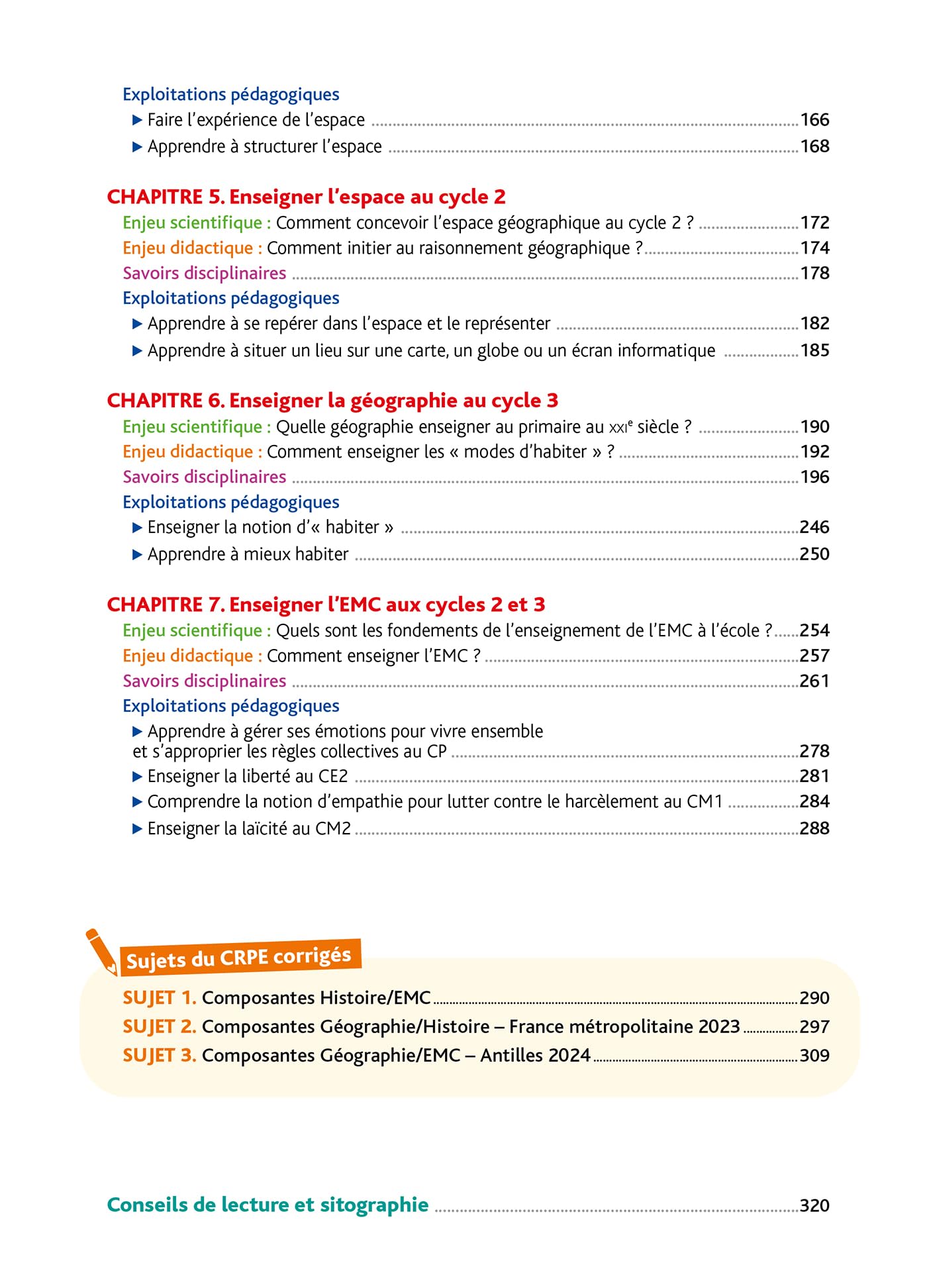 Objectif CRPE 2026-2027 - Histoire Géographie-EMC - épreuve écrite d'admissibilité