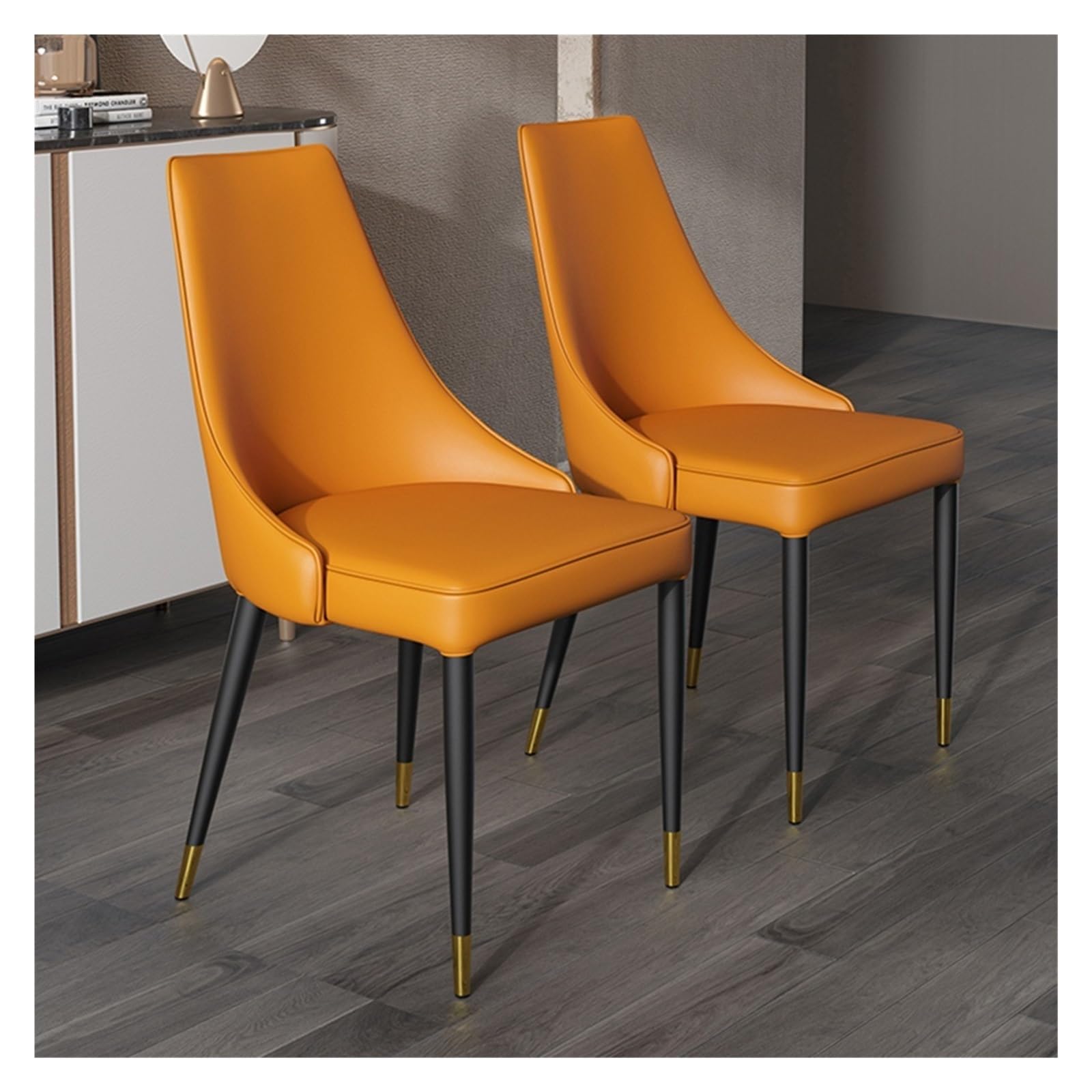 Chaise de loisirs confortable en cuir PU rétro pour soulager le dos durant le télétravail