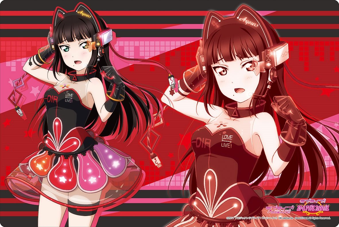 黒澤ダイヤ プレイマット ☆キャラクター万能ラバーマット ラブライブ！サンシャイン