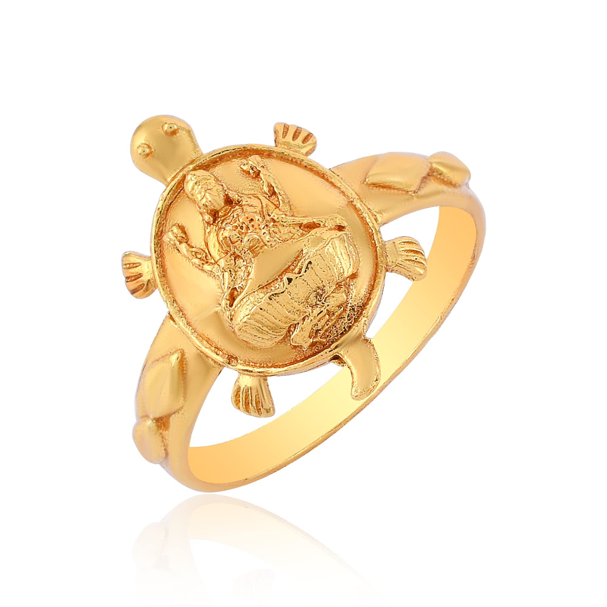 � Brass Gold Plated Tortoise Turtle Lakshmiji/Laxmi Finger Ring For Men Women-image-40