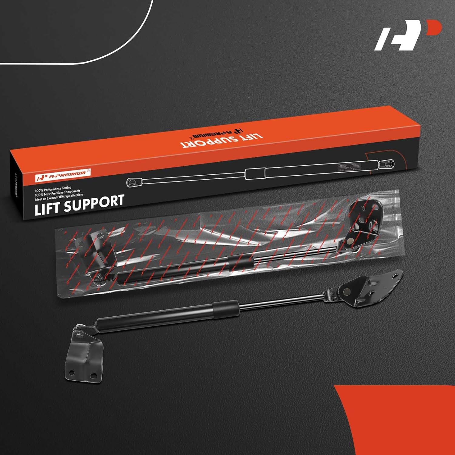 A-Premium Rear Hatch Lift Supports Shock Struts Compatible with Select Nissan and Suzuki Models - Pixo 2001-2012, Alto/Celerio 2000-2012, Hatchback (2PC Set)