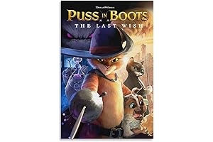 Collectors Room Decor | Exclusive Puss In Boots The Last Wish Poster...